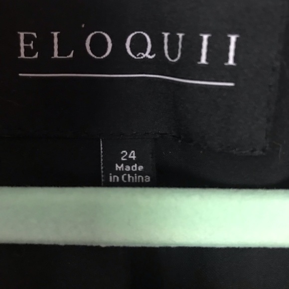 Eloquii Red Ponte Lined Blazer Plus Size 24 - Picture 6 of 7